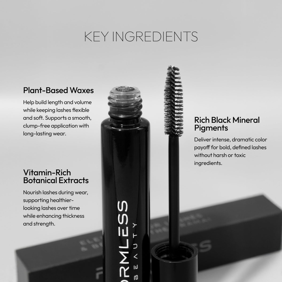 Formless Beauty by Jenny McCarthy Elevate Mascara, Black
