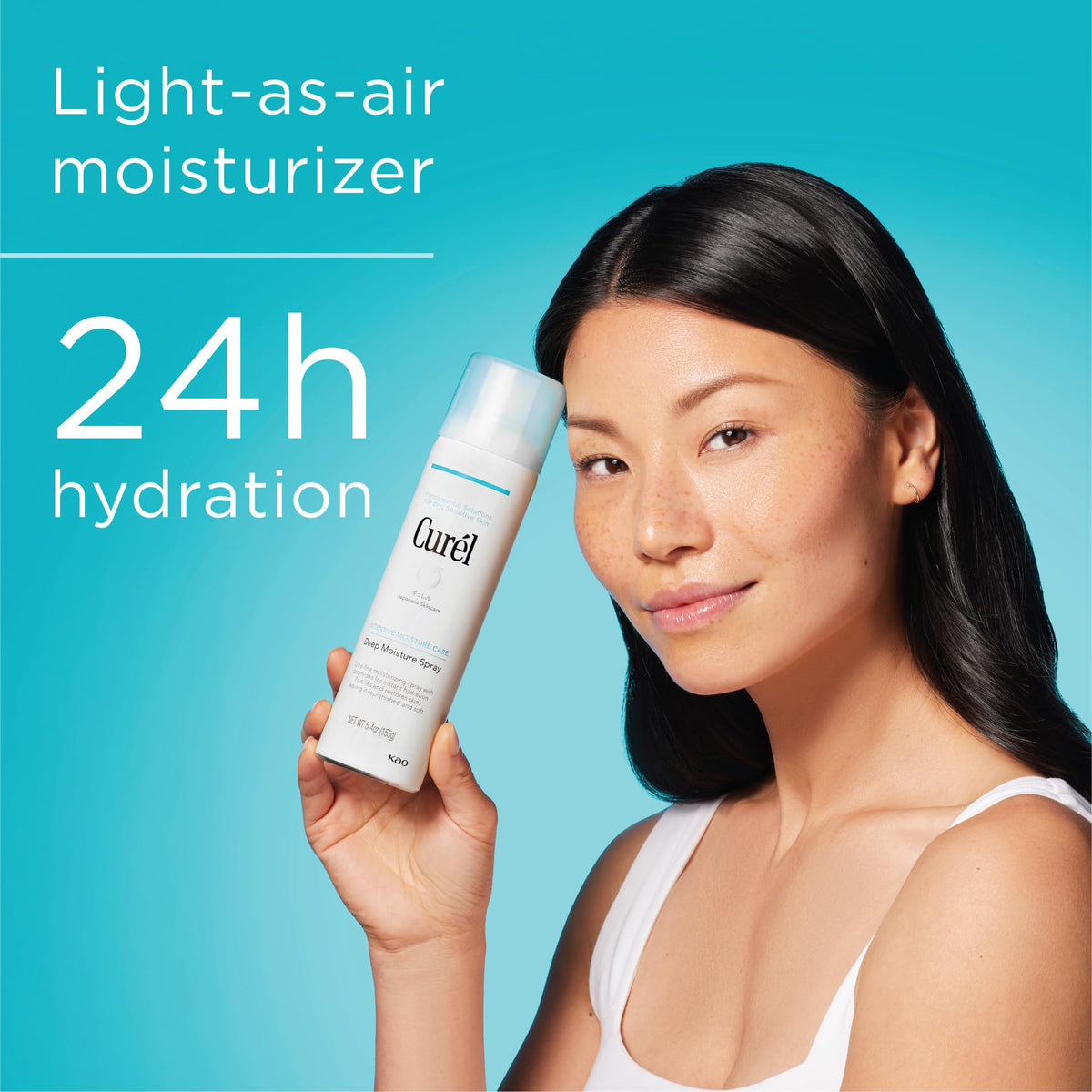 Curel Japanese Skin Care Deep Moisture Spray, Face Moisturizer, 5.2 fl oz