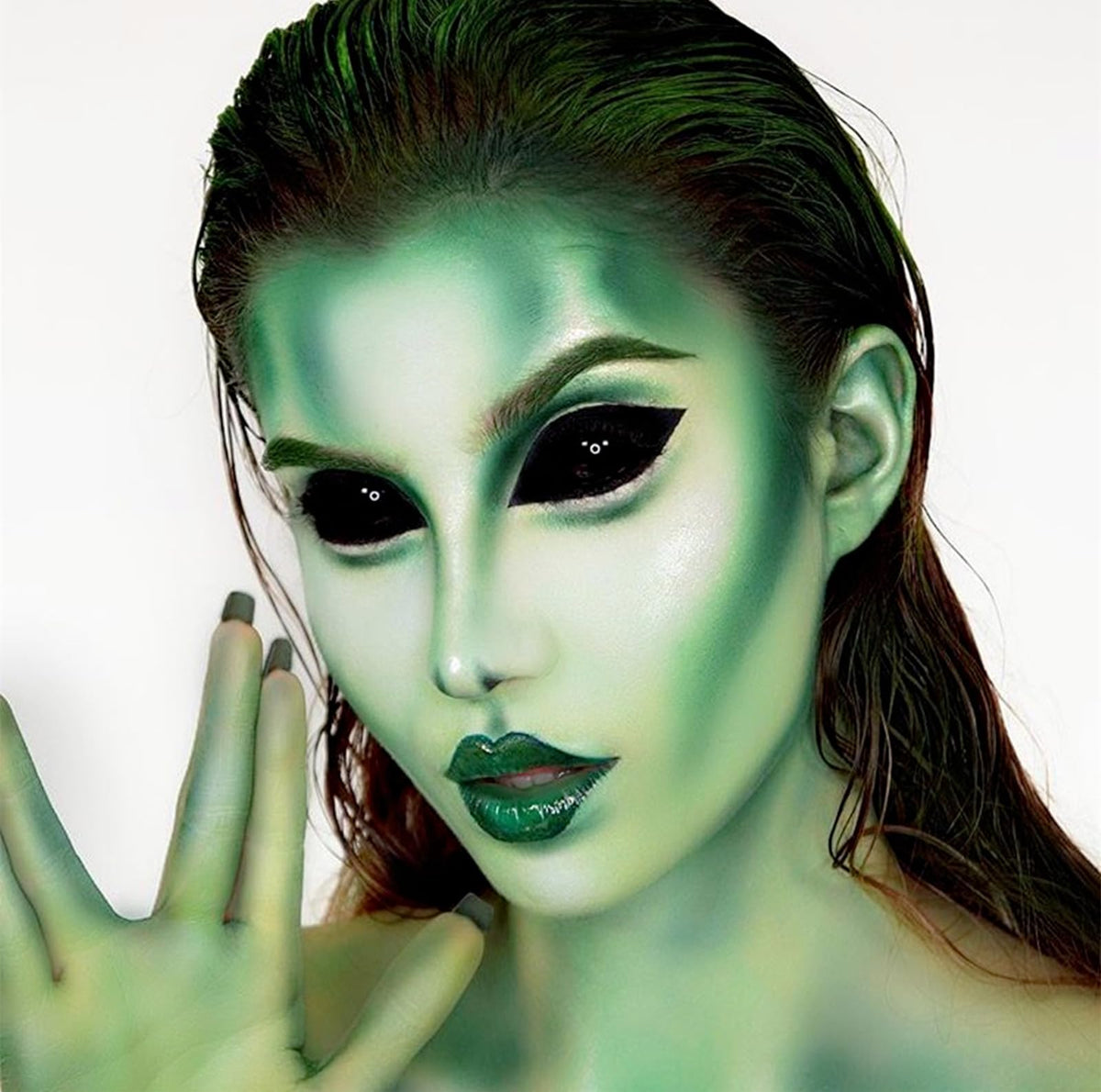 Go Ho Pastel Green Body Paint Washable for Halloween Makeup(2.37oz)