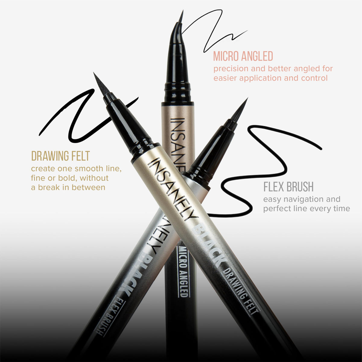 Absolute New York Insanely Black Drawing Felt Liquid Eyeliner