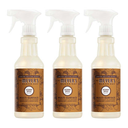MRS. MEYER'S CLEAN DAY Multi-Surface Cleaner, Acorn Spice, 16 fl oz, 3 Pack