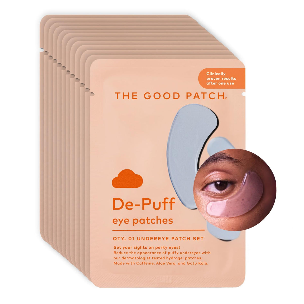 The Good Patch De-Puff Cooling Under Eye Patches (12 Pairs)