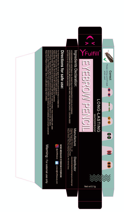 Yfulfill Gray Eyebrow Pencils for Older Women with Grey/Silver/White Hair