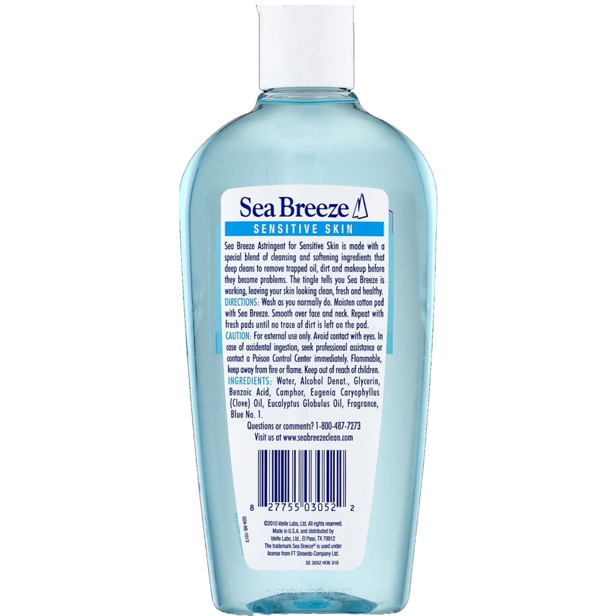 Seabreeze Deep Cleaning Facial Astringent for Sensitive Skin, 10 Fluid Ounce (Pack of 3) (SE03052WM)