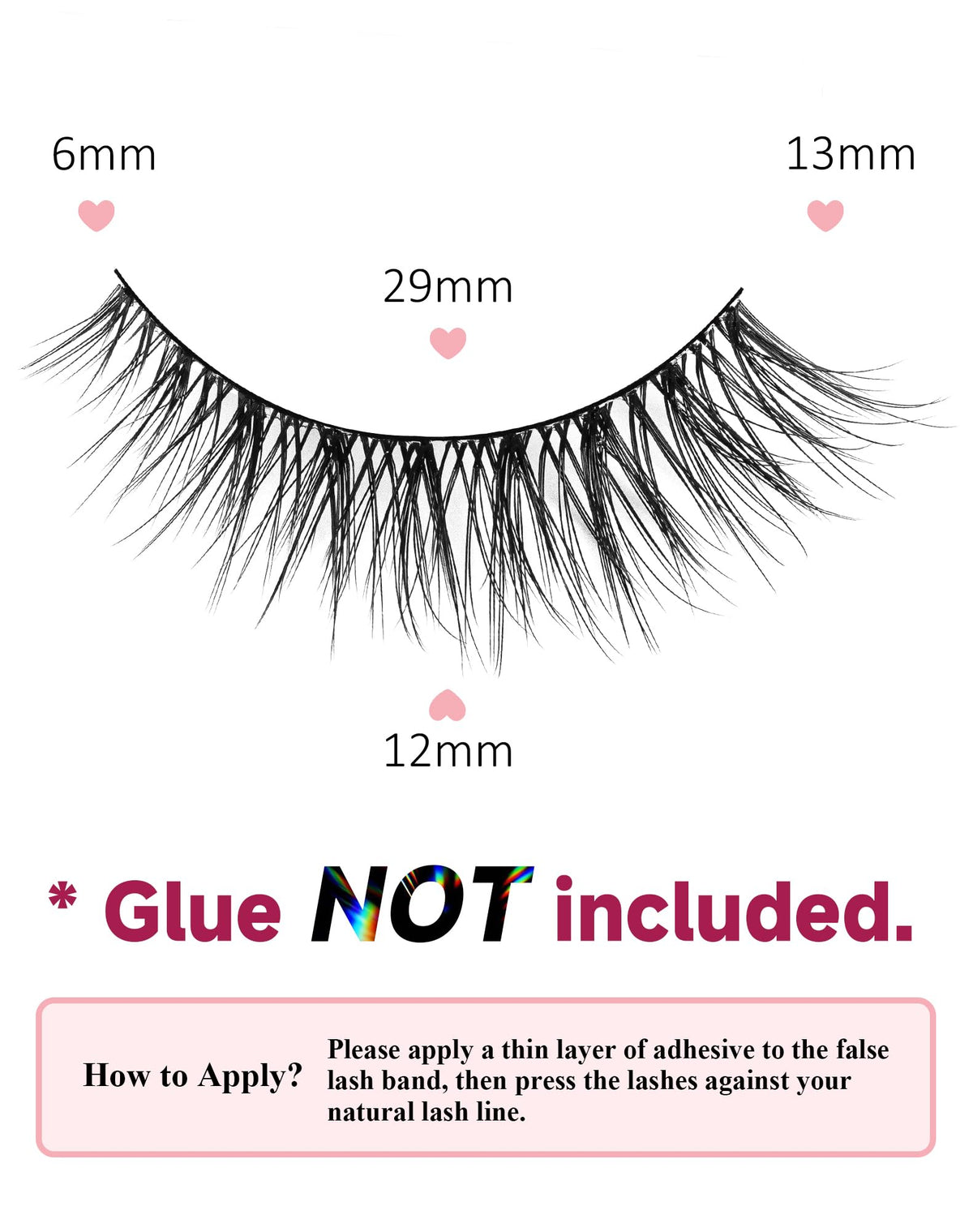 Natural Lashes Mink Natural Eyelashes False Eyelashes Natural Look False Lashes Wispy Eye Lashes Cat Eyelashes Fake Lashes UK222