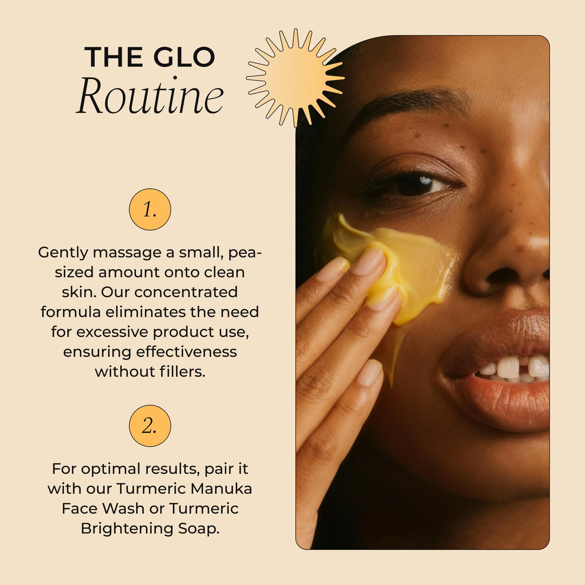 Glo Melanin Nourishing Face Cream – Hydrating Daily Moisturizer for Radiant, Even-Looking Skin – Vegan, Paraben-Free Formula for a Healthy Glow (2 oz)