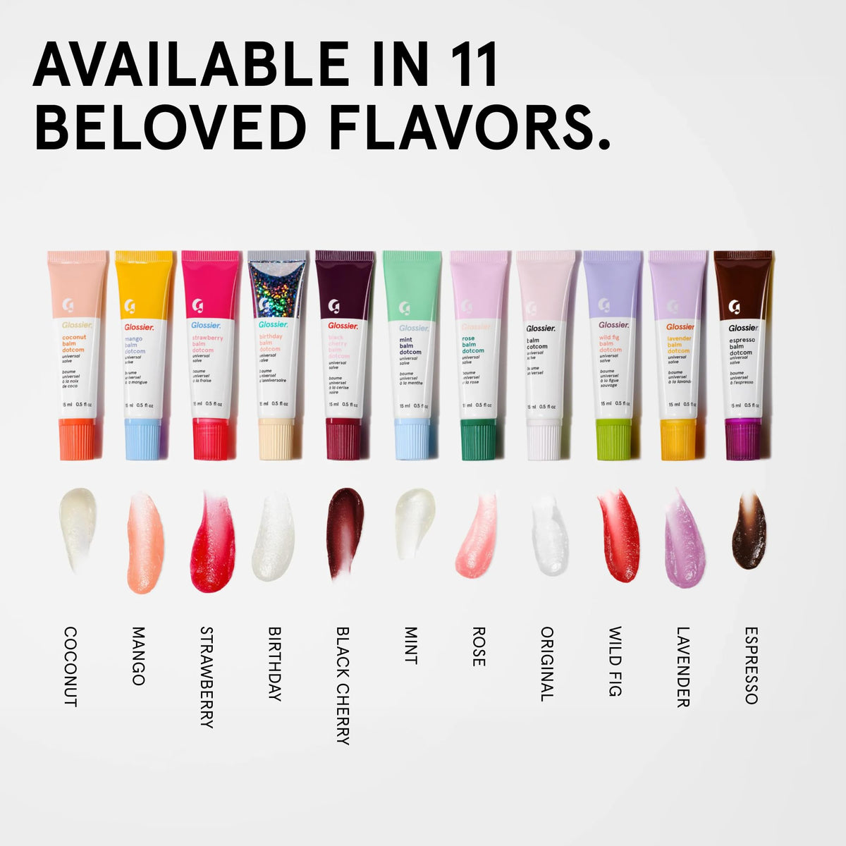 Glossier Balm Dotcom Lip Balm & Universal Salve, Birthday, Soft Shimmer