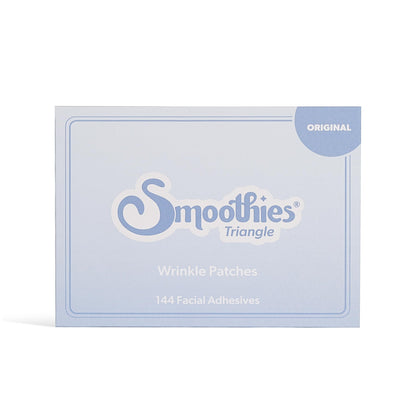 Smoothies Triangle Wrinkle Patches for Face Overnight - Facial Patches for Elevens, Crows Feet and more, 144 Facial Adhesives per Box - Face Tape, Made in the USA