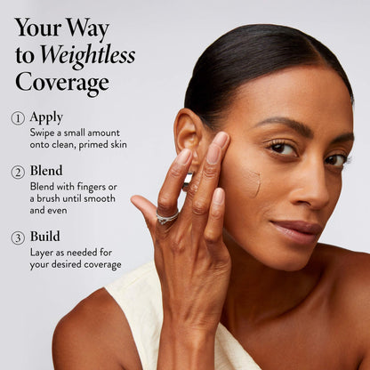 LAURA GELLER Weightless Whip Mousse Foundation, Buildable - Light