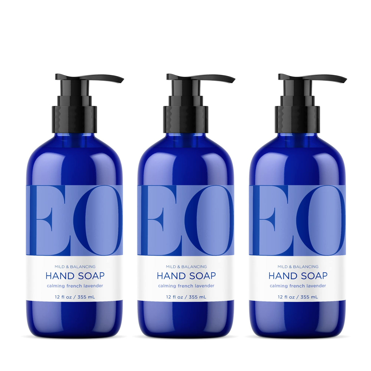 EO Liquid Hand Soap, French Lavender, 12 oz, 3-Pack
