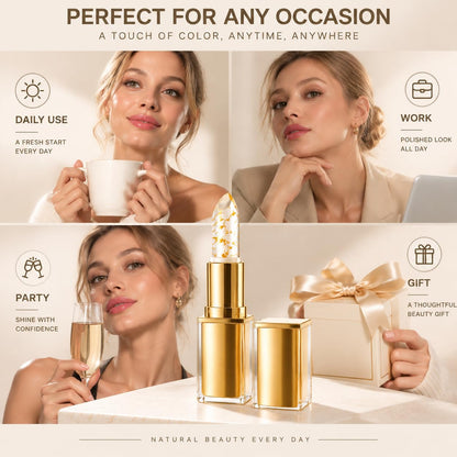 Brynsolara 2PCS Color Changing Lipstick, pH Lipstick with Personalized Shade, Deep Moisture, 8H Long-Lasting, 3.5 g / 0.12 oz