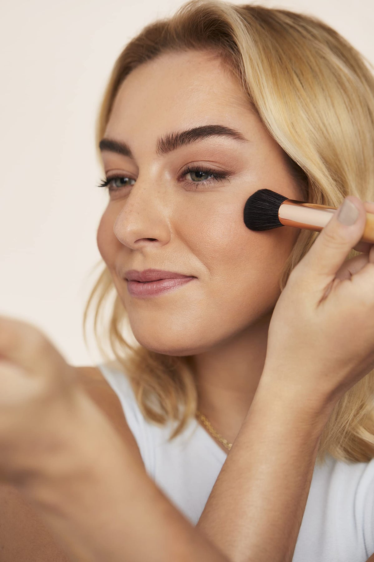 Jane Iredale PurePressed Blush, Buildable Powder, Barely Rose, Matte