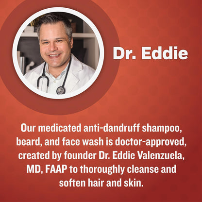 Dr. Eddie's Facial Fortress 3 in 1 Face & Beard Wash - 8 Fl Oz (Pack of 1)