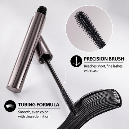 Erinde Black Tubing Mascara for Older Women 60 Plus, Black