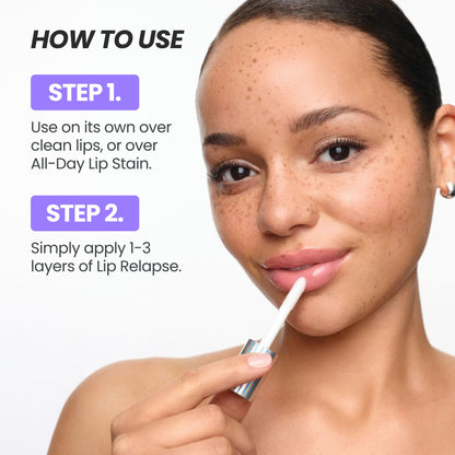 Wonderskin Lip Plumper Gloss - Lip Relapse High Shine & Plumping Gloss