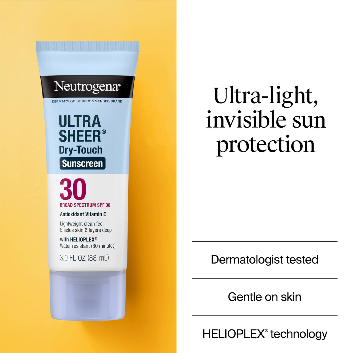 Neutrogena Ultra Sheer Dry Touch Sunscreen Lotion SPF 30, 3 fl. oz