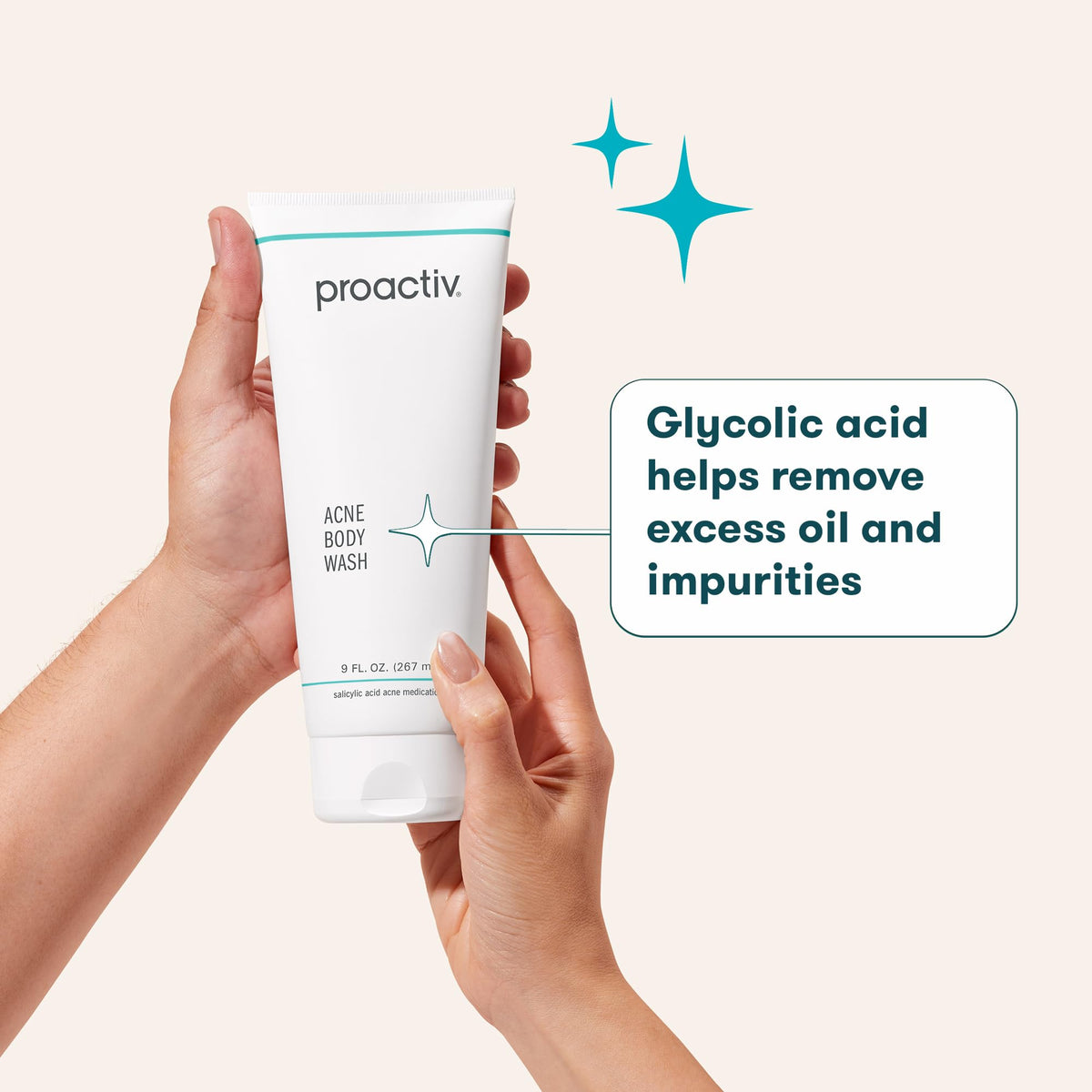 Proactiv Acne Body Wash, Salicylic & Glycolic Acid Body Cleanser, 9 Fl Oz