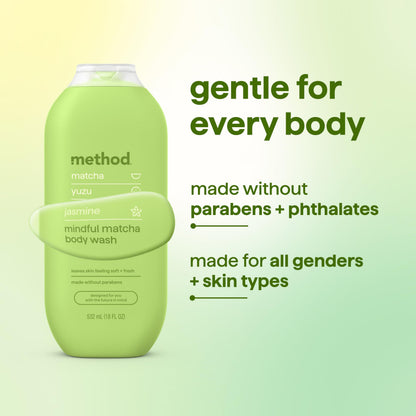 method Body Wash, Mindful Matcha, 18 fl oz