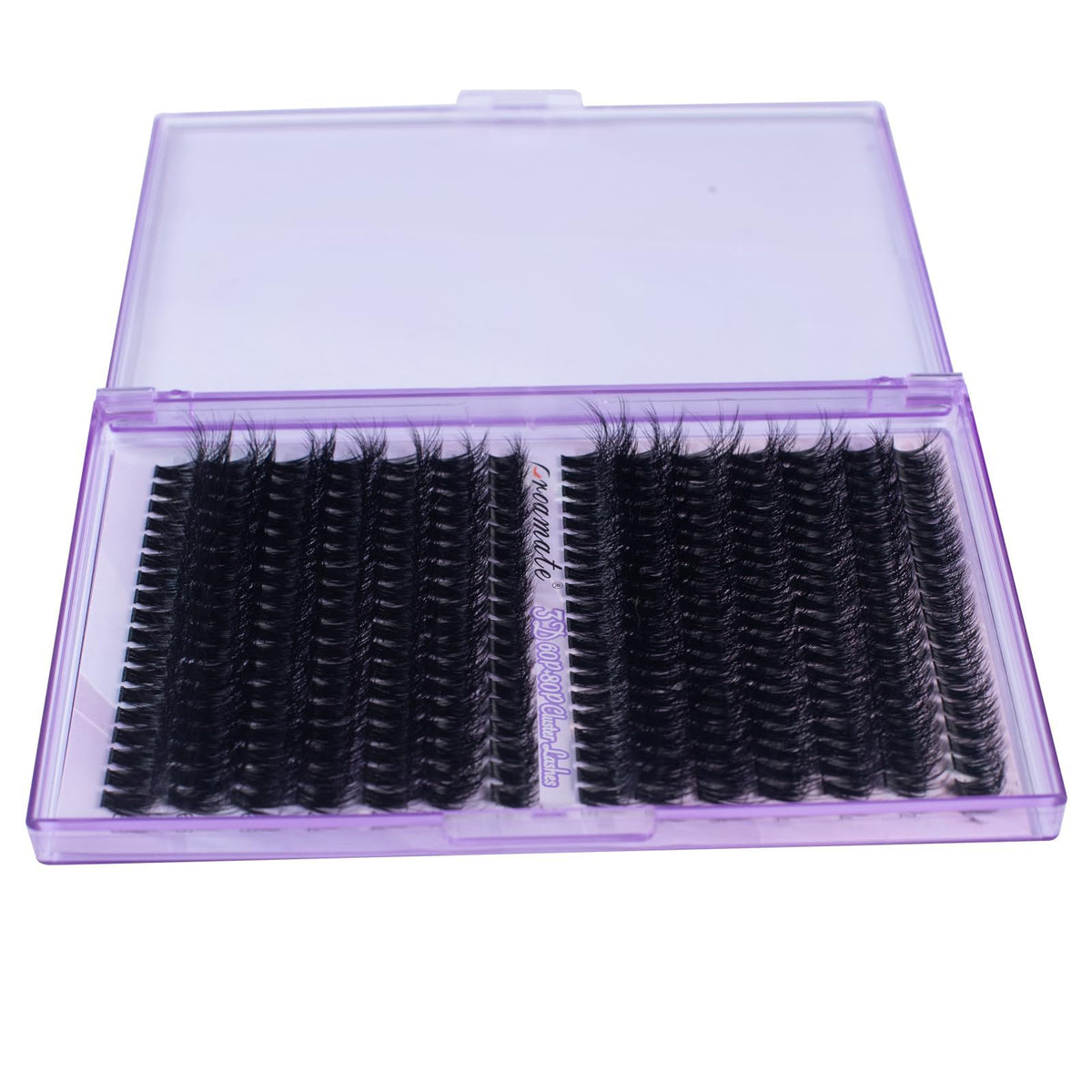 proamate Cluster Lashes Individual Cluster Eyelashes D Curl Mix 10-18mm (60D+80D) Eyelashes Cluster Volume & Dramatic Russian Individual Eye Lashes for Beginners (60D+80D)