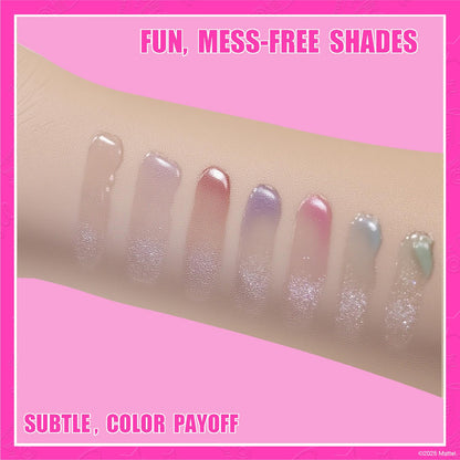 Barbie Lip Gloss Set, 7-Piece Plant-Based, Ages 3+