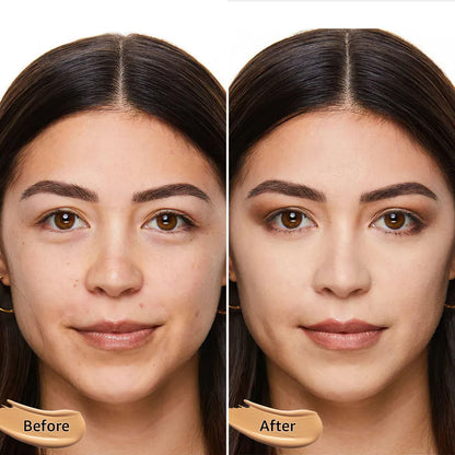 OETUIOW Cushion Foundation Concealer Full Coverage CC Cream, Natural