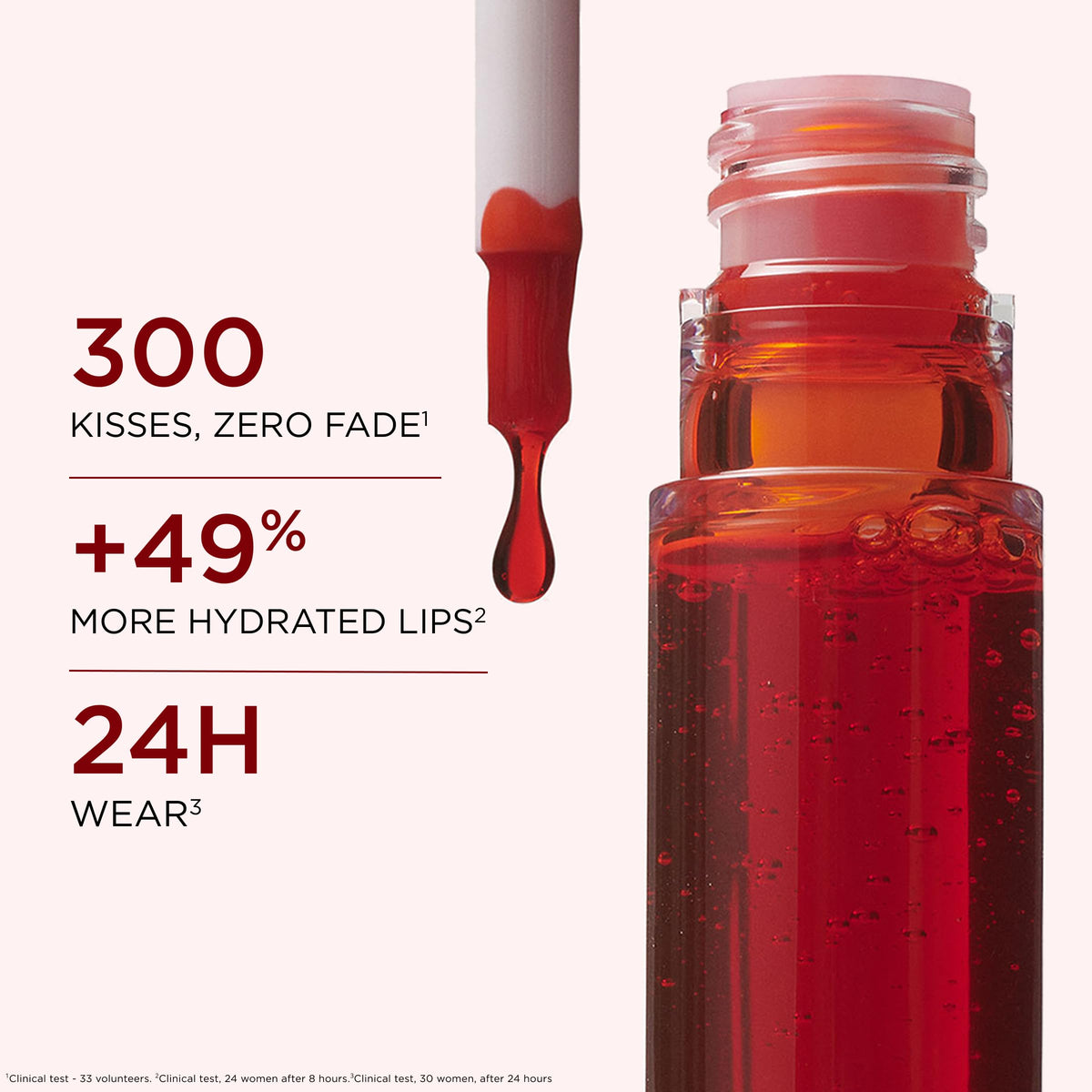 CLARINS Water Lip Stain | Buildable Matte Finish | Kiss Proof, Transfer-Proof, Lightweight and Long Lasting | Contains Hyaluronic Acid | 0.2 Fluid Ounces, 13 Nude Water