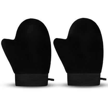 ÖkoStamm 2 Pack Self Tanning Mitt with Elastic Wrist for Prevents Staining