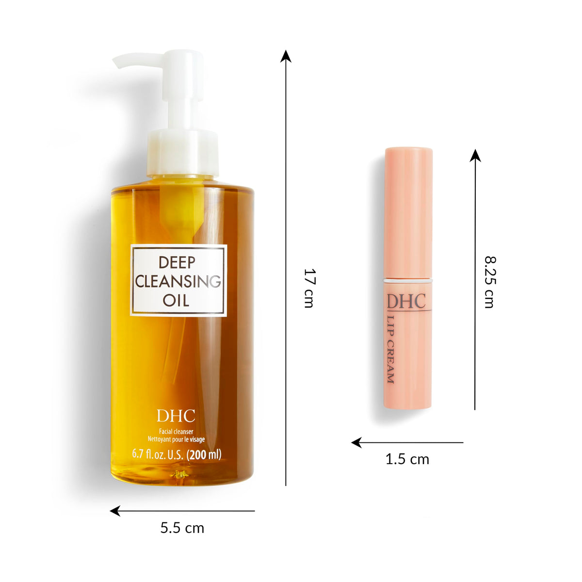 DHC Deep Cleansing Oil and Lip Cream Set, J-Beauty Bestsellers, 2-Piece Set