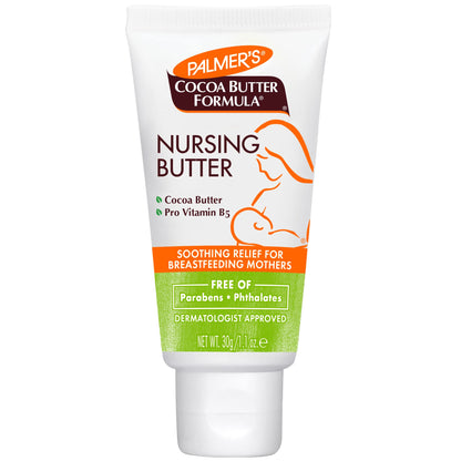 Palmer's Cocoa Butter Formula Nursing Butter for Breastfeeding (1.1 Oz)