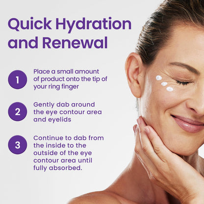 Optase LIFE Sensitive Eye Daily Renewal Cream - Hydrating Eye Cream for Skin Use Around Dry and Sensitive Eyes - Smooths Fine Lines, Preservative-Free, Eye Doctor and Dermatologist Approved - 15 ML