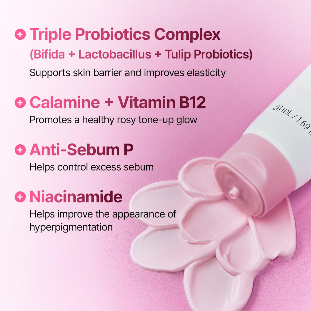 MEDITHERAPY Probiotics Pink Blur Long-Lasting Prime, Oil Control 1.69 fl.oz