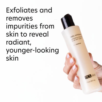 PCA SKIN Daily Face Exfoliant Cleanser, Moisturizing Face Wash, 7 oz