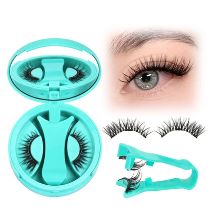 Veleasha Magnetic Eyelashes with Applicator Wispy Lashes Reusable (Cloudy)