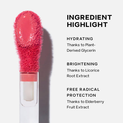 Saie Dew Liquid Blush for Cheeks - Hydrating Cream Blush Stick with a Blendable + Buildable Formula - Skincare Infused Dewy Cheek Tint for a Natural Flush - Glowy Makeup Essential - Chilly (.40 oz)