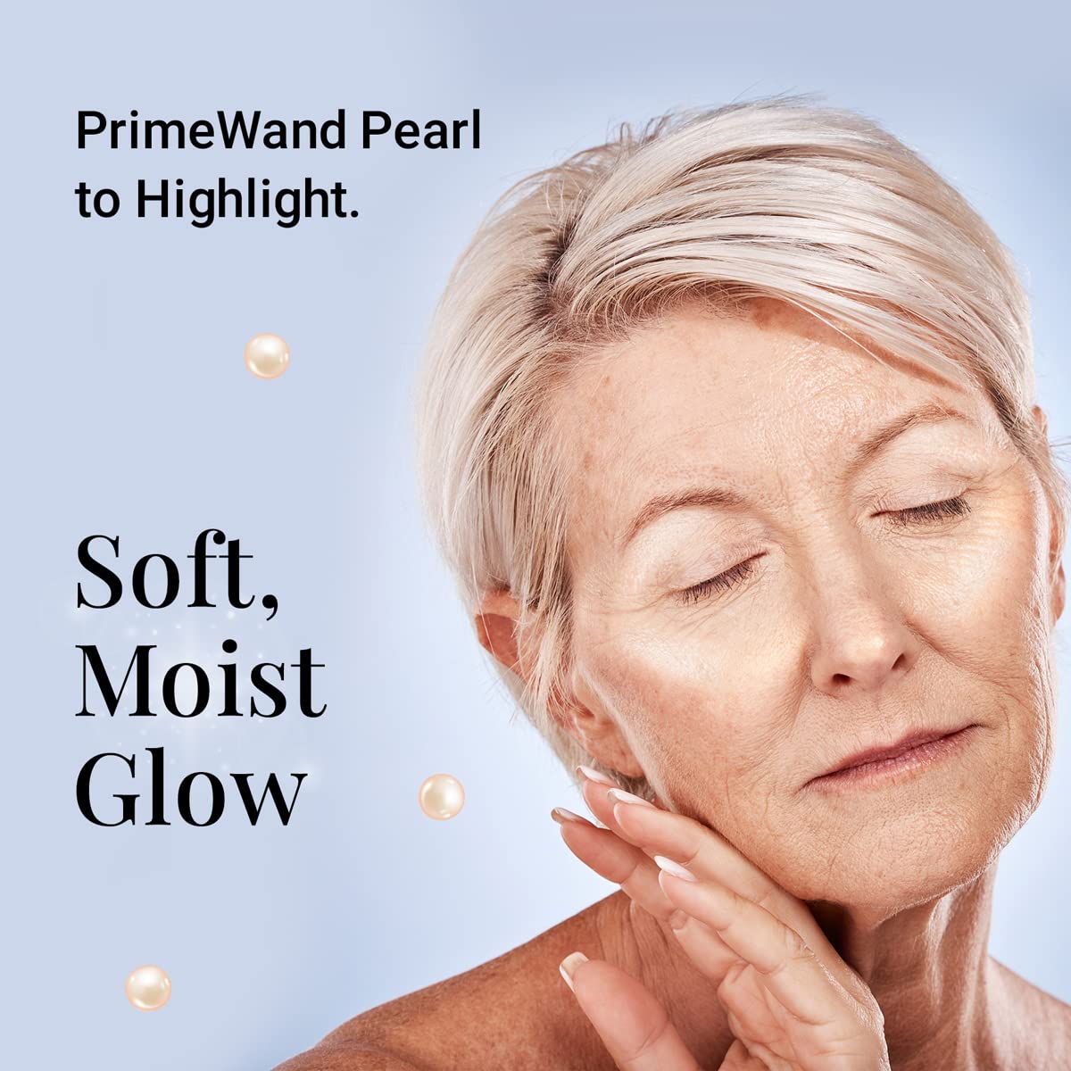 Prime Prometics PrimeWand Pearl Makeup Highlighter Stick for Mature Women