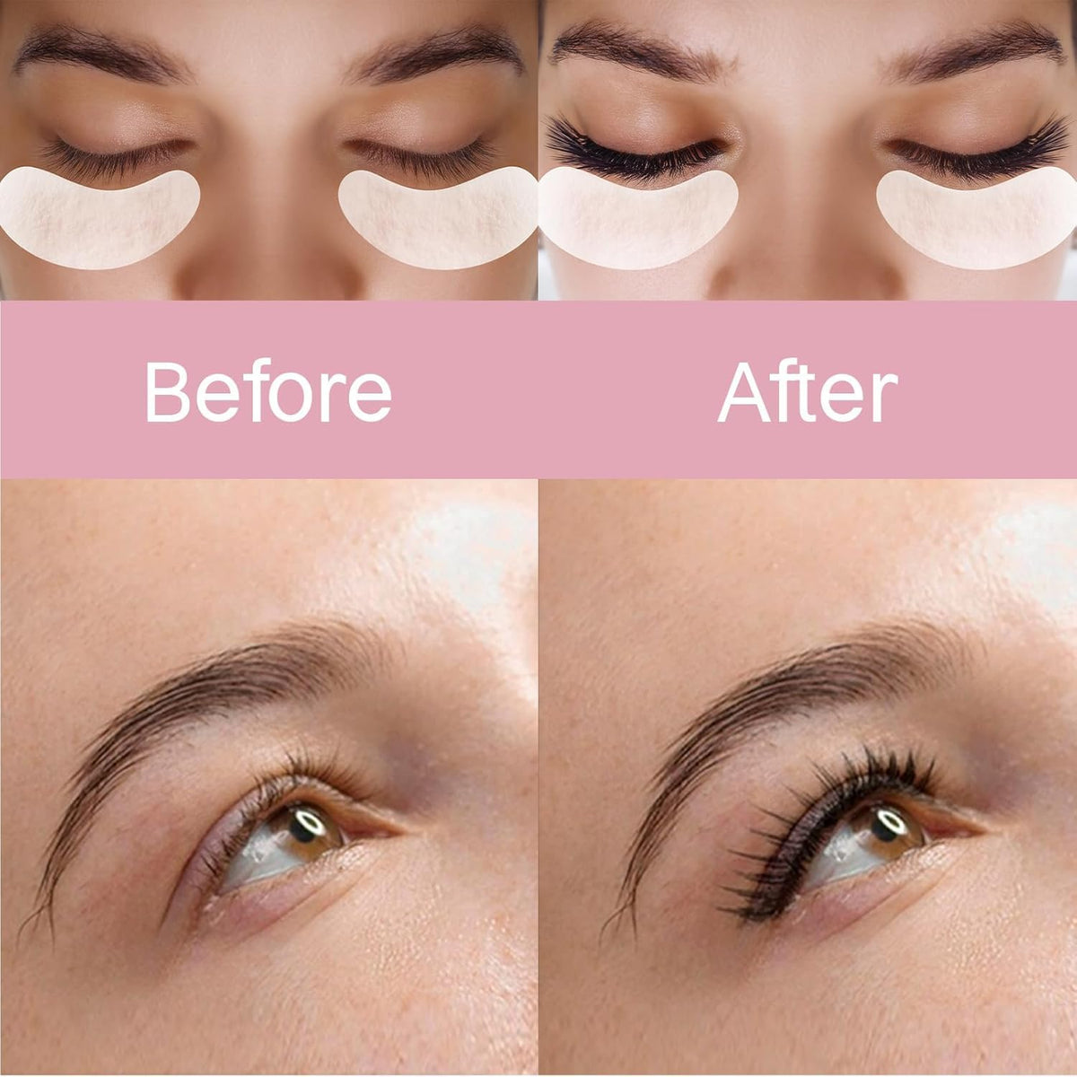 120 Pairs Hydrogel Under Eye Patches for Eyelash Extensions
