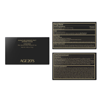 AGE20'S Signature Essence Pact | Pack of 2 | 17N IVORY