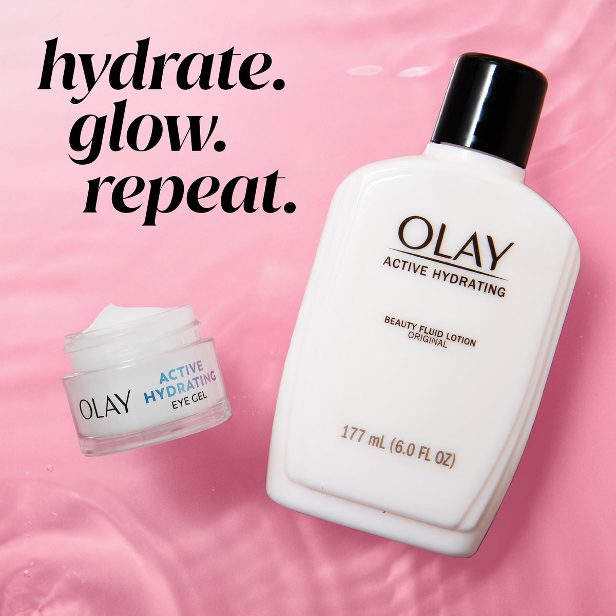 Olay Active Hydrating Eye Gel, Fragrance-Free, Anti-Aging Eye Cream with Hyaluronic Acid and Niacinamide, 0.5 oz