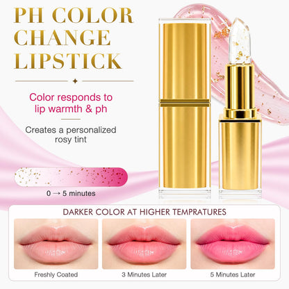 PDAM Kivora pH Color Changing Lipstick, Long Lasting Moisturizing Kivora Signature Lipstick with Transfer‑Proof Finish, Skin‑Adaptive Color, Ideal Holiday Gift (2‑Pack)