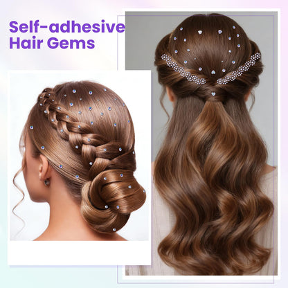 1965Pcs Face Gems for Women, Self-Adhesive Eye Jewels for Body and Hair