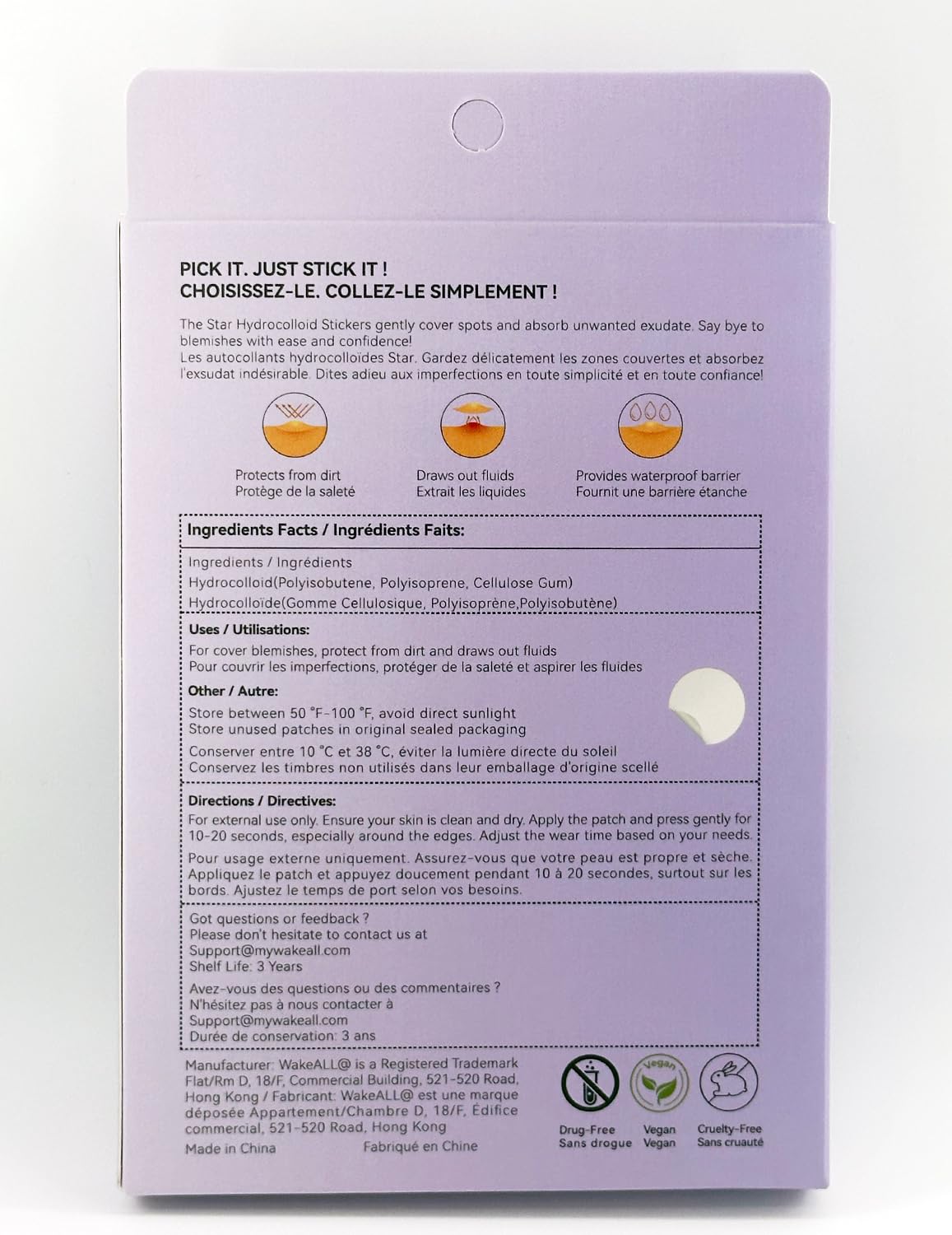 Pimple Patches for Face, 5 Sizes(8,10,12,14,16mm)108 pcs Acne Patches Hydrocolloid Precise Matches Different Sizes Acne, Spot Stickers With Tea Tree Oil Salicylic Acid Centella Covering Zits Blemishes