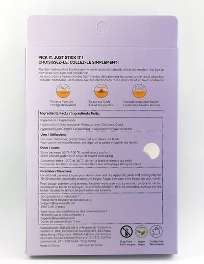 Pimple Patches for Face, 5 Sizes(8,10,12,14,16mm)108 pcs Acne Patches Hydrocolloid Precise Matches Different Sizes Acne, Spot Stickers With Tea Tree Oil Salicylic Acid Centella Covering Zits Blemishes