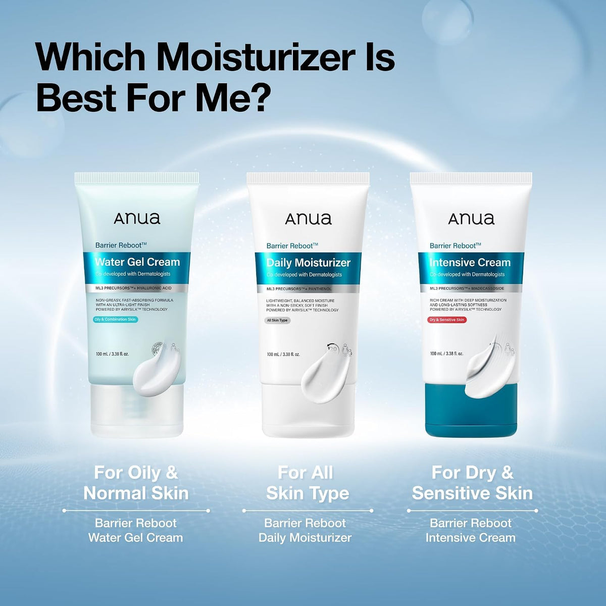 ANUA Barrier Reboot Intensive Cream, 3.38 fl oz