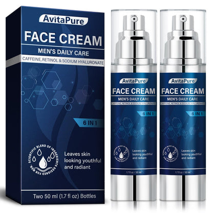6-in-1 Face Cream for Men – Daily Hydrating Moisturizer for Age Defense