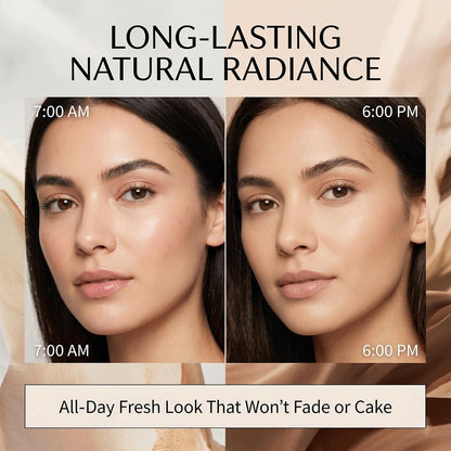 Facelove foundation stick，2-in-1 Waterproof & Long-Lasting Hydrating Makeup, Dual-Ended Foundation & Concealer Stick, Portable for Easy