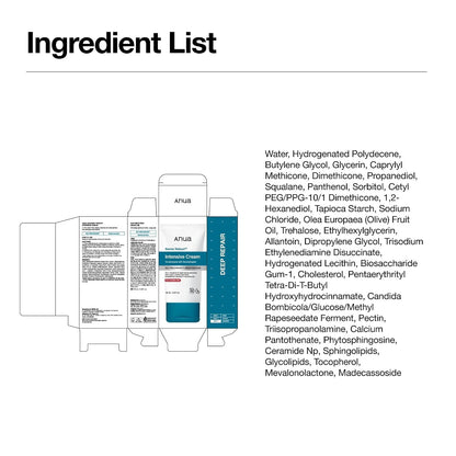 ANUA Barrier Reboot Intensive Cream, 3.38 fl oz