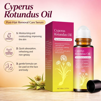 DreamCatching Cyperus Rotundus Oil, Natural for Reducing Body Hair Growth, Hair Removal, Reduces Unwanted Hair Growth, Shrink Pores 2.02 Fl Oz (Pack of 1)