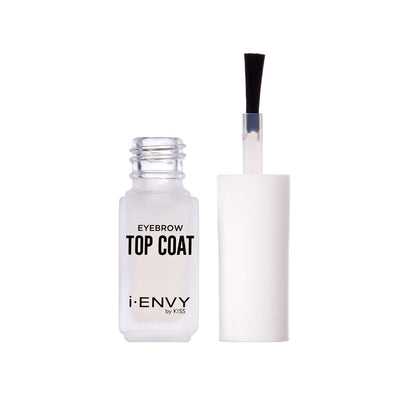 i-ENVY by KISS Eyebrow Sealer, Clear Eyebrow Setting Topcoat for Perfect Brows, 24 Hour Long Lasting Waterproof, Smudge-Proof, Sweat-Proof for Extreme Hold, Non-Glossy Finish with Brush Applicator