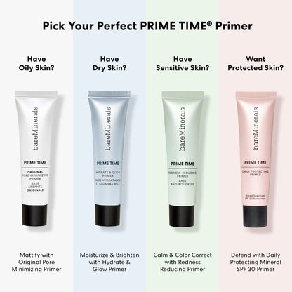 bareMinerals Prime Time Redness Reducing Foundation Primer, 1 oz