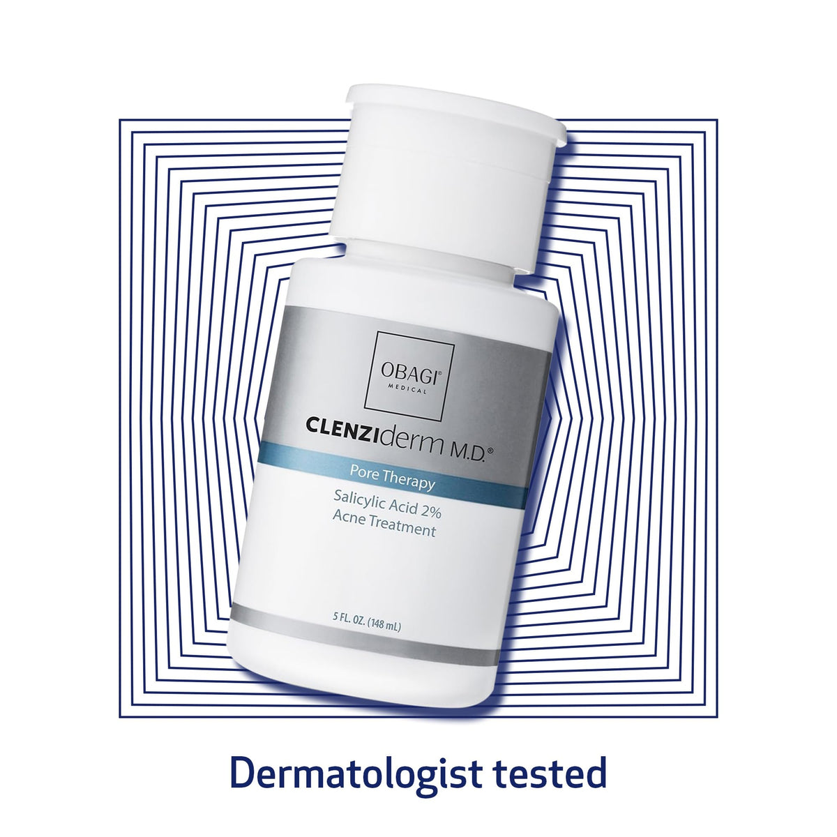 Obagi Medical CLENZIderm M.D. Pore Therapy Acne Treatment, 2% Salicylic Acid Facial Toner for Oily Acne Prone Skin, 5 Fl Oz